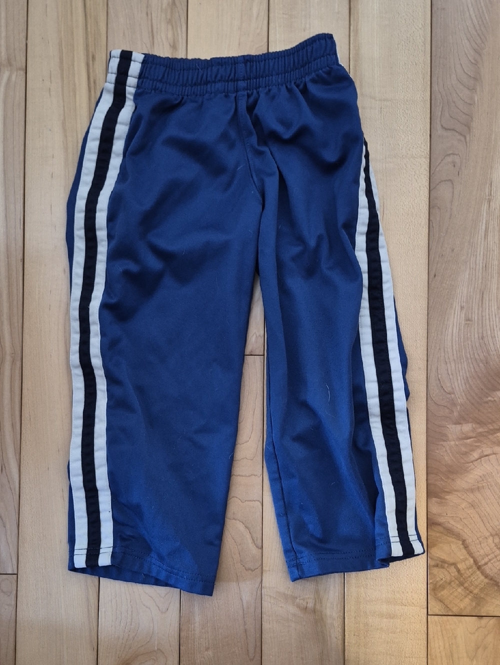 Boys Size 4 GAP Blue Athletic Track Pants with Side Stripes